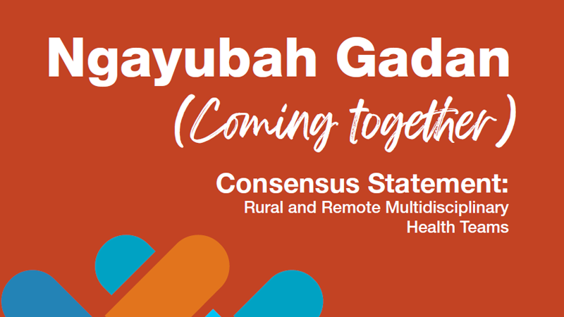 Proud to be a signatory to the #NgayubahGadan #ConsensusStatement which recognises the health workforces & teams who deliver quality care to #rural & #Remote communities & describes what can be done to support them to thrive. 
👉 health.gov.au/news/release-o…
#ruralhealth @NRHAlliance