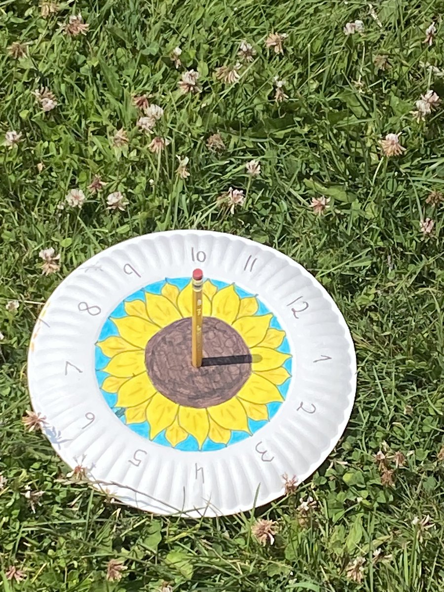 k8createavon's tweet photo. Celebrating Summer Solstice @AvonPS 
Sundial designs ☀️ It’s 1pm!
@yourschools 
#SummerSolstice https://t.co/ClBoORC9Un