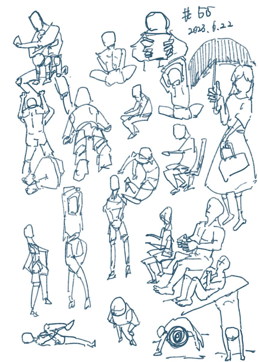 #55 
おはようございます。今朝は速度に重点を置いてテーマは絞らず気のままで描いてみました。これをコンテンポラリー・ドローイングと呼ぶことにします(もはやすでにアリそう)。 https://t.co/EDmHRccaLW