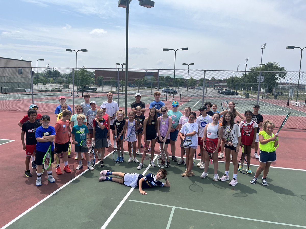 Another busy day at the WHS tennis courts. Looking forward to getting back at it again tomorrow.