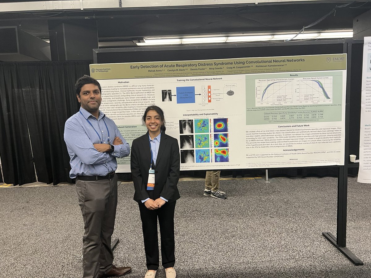 rkamaleswaran's tweet photo. What a fantastic time at the annual #ShockCon @ShockSociety! Two posters and an oral presentation by my amazing students Min, Mehak and Seibi @emorybmi @EmoryUniversity to close it off! Looking forward to the next one in 2024 under new President @melscott98 https://t.co/E3Q6GtCcf6