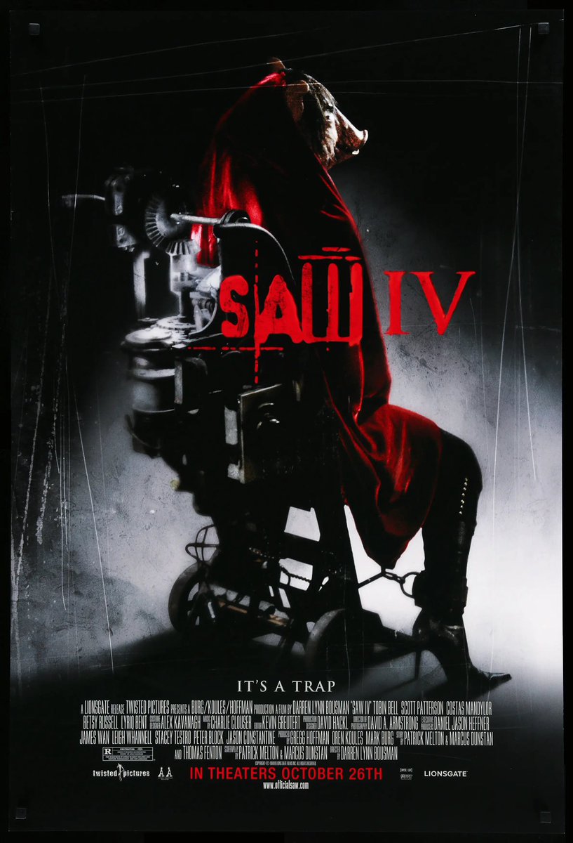 SAW IV (2007)
“It’s a Trap.” #HorrorMovie