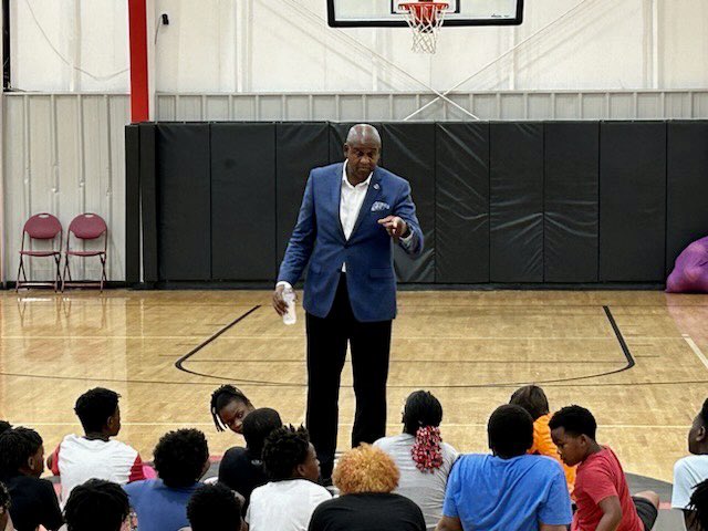 SC_HTTF's tweet photo. Earlier today, Prevention Education Coordinator Hensley Parks shared about the upcoming backpack giveaway on July 7th with 6th-12th grade students at a youth camp in Columbia. We’re excited to kick off the new statewide prevention initiative #traffickproofSC https://t.co/ZTrsz6AC2Z