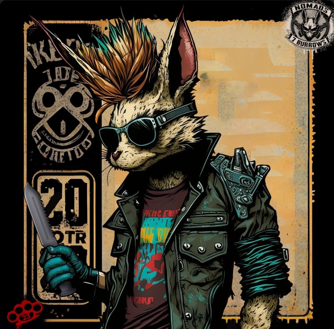 Gob1_RP's tweet image. So good u&apos;ll wanna mint em all!....👊💥
@knucklebunnyds
#KNUCKLEBUNNYDEATHSQUAD
#YOTR #KBDS #nftart #NFTCommunity #wetheburrows