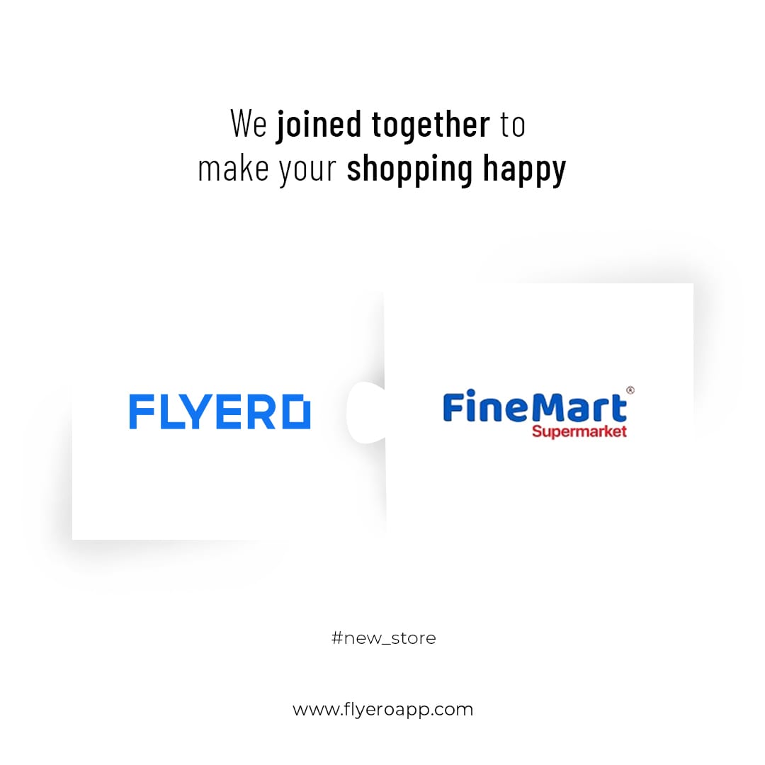 We have joined hands with Finemart Supermarket to enhance your shopping experience.
.
@finemartshop
.
#flyero #flyeroapp #HappyShopping #shopoholics  #retail #retailmarketing #flyers #shopping #shoppingkerala #advertisement #kochi #adskerala #digitalflyers #marketing #offers