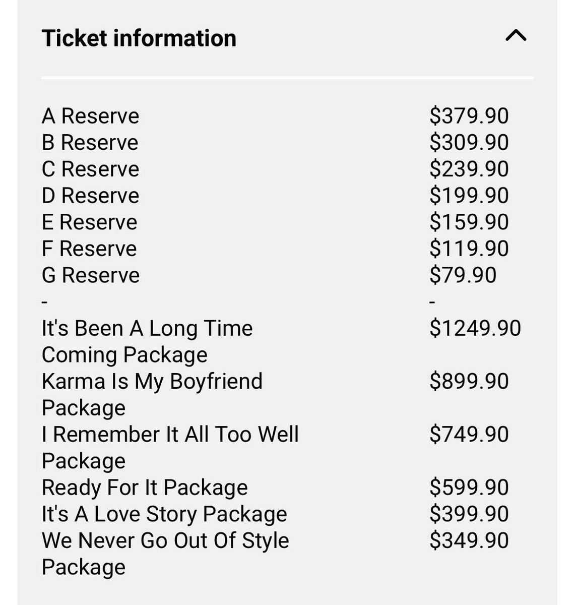 Average price of Taylor Swift ticket - $352.75

Average price of A-League membership - $142.50

I know what I'd choose.