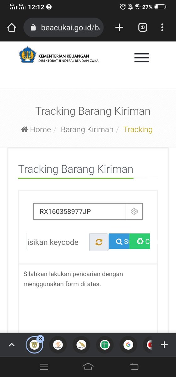 bckdoor_sl's tweet photo. @bravobeacukai min kok keycode di web tracking kiriman BC ga muncul2 ya? https://t.co/RtEWGqBv4E