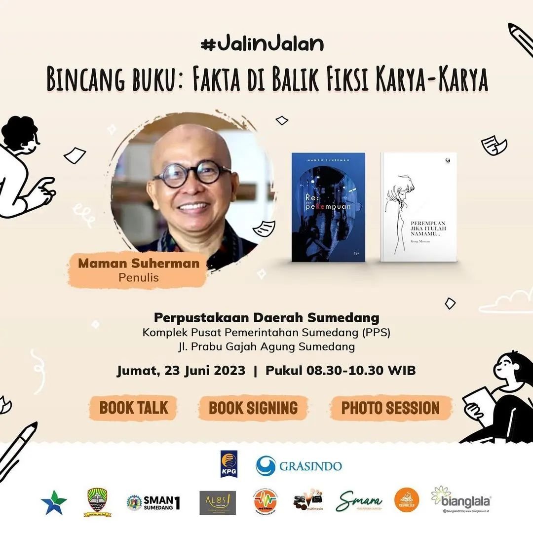 maman1965's tweet photo. Setiba di Stasiun Kereta Api Bandung, langsung dapat "first drink" dari @JNE_ID berupa 10 tumbler dan ratusan paket merchandise untuk kubagikan di acara yang akan diadakan di Sumedang dan Bandung.

Hanupis -- Hatur Nuhun Pisan

@penerbitkpg @grasindo_id https://t.co/0RQM3zzok0