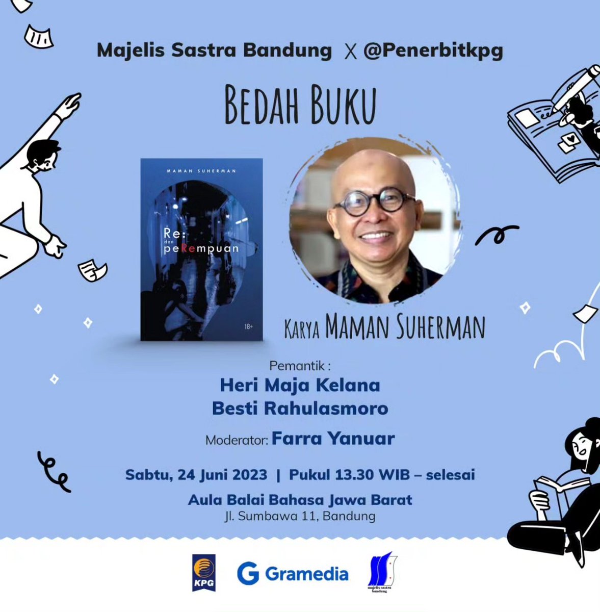 maman1965's tweet photo. Setiba di Stasiun Kereta Api Bandung, langsung dapat "first drink" dari @JNE_ID berupa 10 tumbler dan ratusan paket merchandise untuk kubagikan di acara yang akan diadakan di Sumedang dan Bandung.

Hanupis -- Hatur Nuhun Pisan

@penerbitkpg @grasindo_id https://t.co/0RQM3zzok0