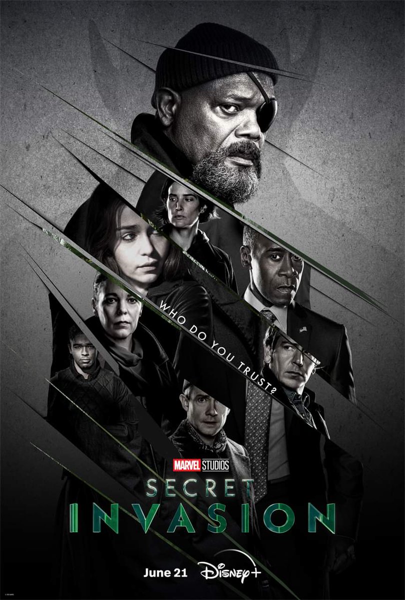 #MarvelStudios #SecretInvasion series starring #SamuelLJackson #CobieSmulders #DonCheadle & #EmiliaClarke is streaming now on #Disney+.