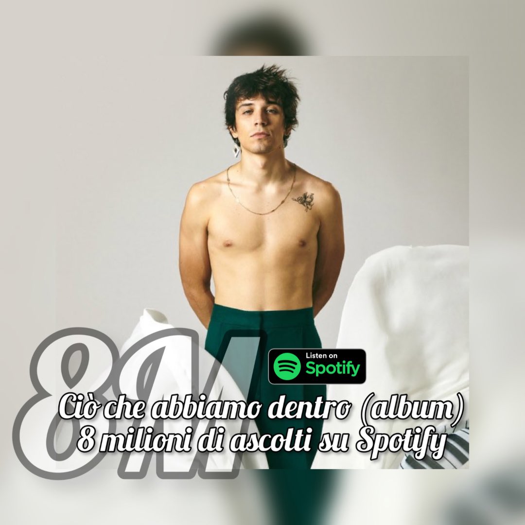 heythere_juliet's tweet image. +8 milioni di ascolti su spotify per ciò che abbiamo dentro (album) 🤍

#alexwyse