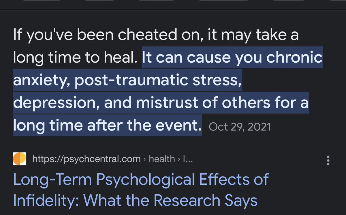 RealKhalilU's tweet photo. @PopBase Cheating can also give a person Sevier PTSD … i just couldn’t do it fr 🤷🏾‍♂️ https://t.co/ZoD4LQC3UJ