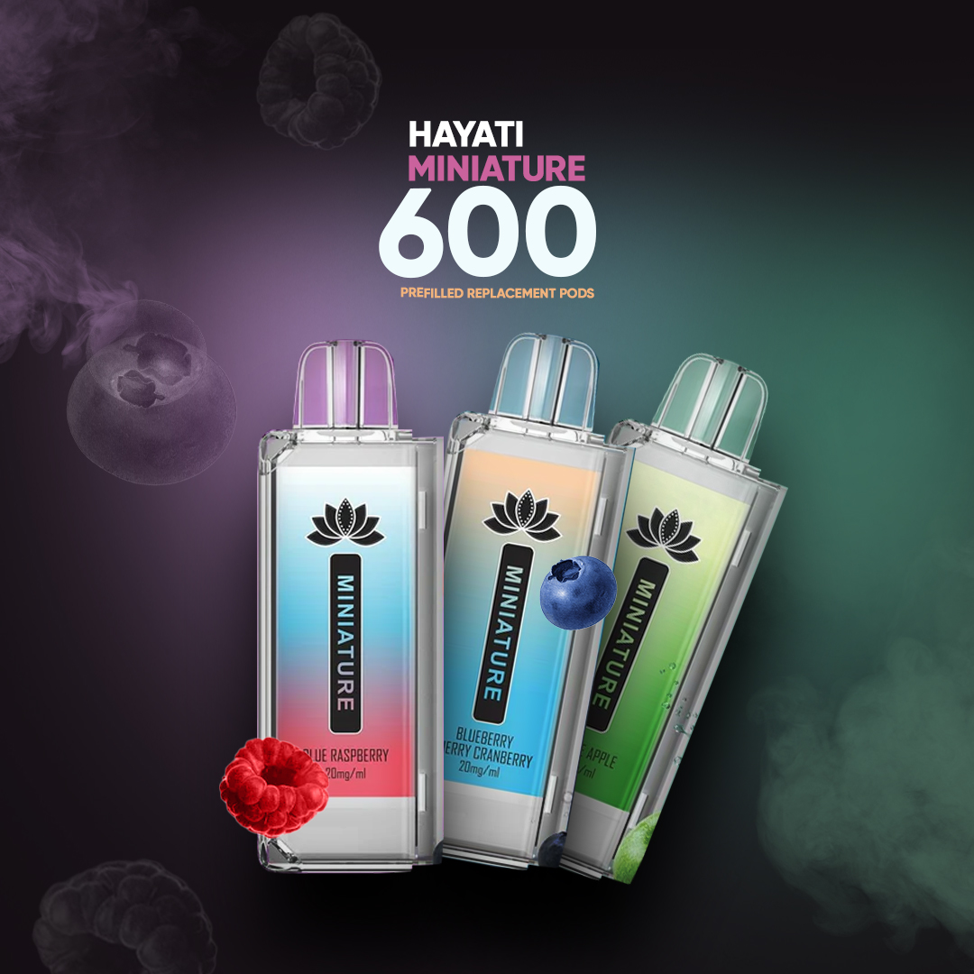 The Hayati Miniature (Box of 10) 600 pod kit is small and lightweight. It has an integrated 550 mAH battery, 20mg of nicotine strength in 2 ml of e-liquid, and is available in 21 flavor.
Shop now: rb.gy/mzdww
#vapeshop #vapeinUK #600puffs #podkits #Hayatiminiature600