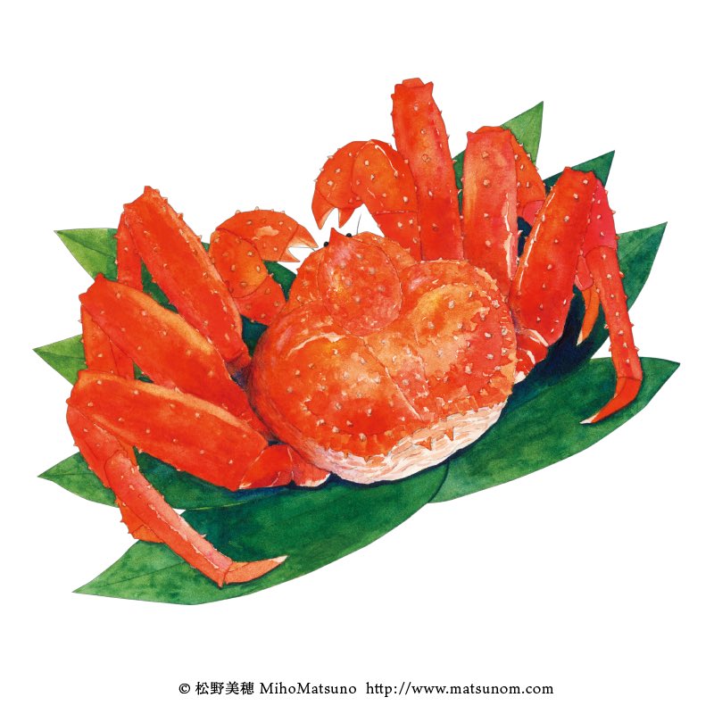 「#かにの日」|松野美穂💮6/15-6/25展示のイラスト