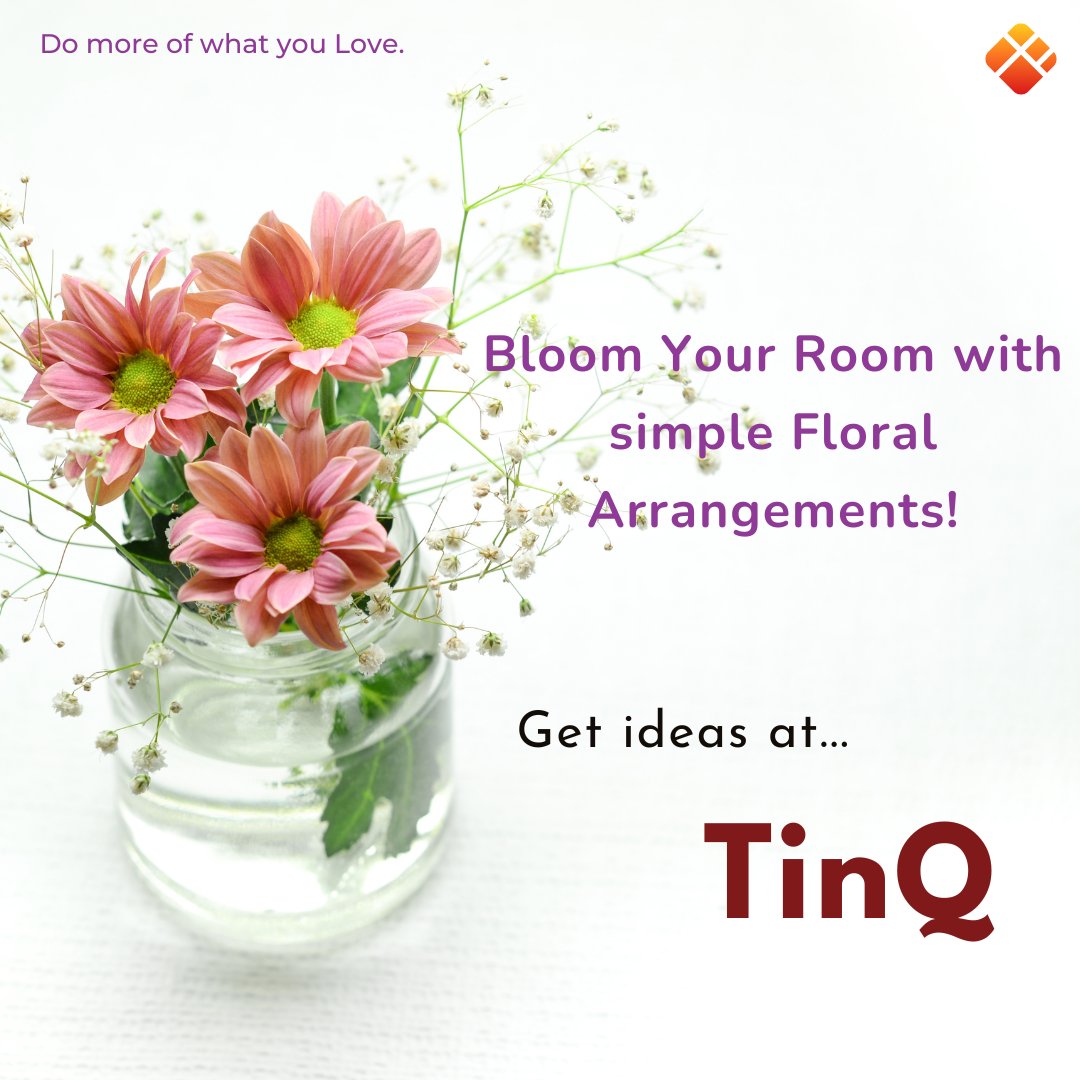 Bloom your room with simple #DIY  #floral  arrangements 🤩

Download TinQ App - bit.ly/3BU5ciL 

#ascent24technologies #tinqapp #tinqdiy #diy #dıy #diyprojects #diyproject #diycrafts #diyhomedecor #diyideas #diyhome #floralart #floral #floraldesign #floralarrangement