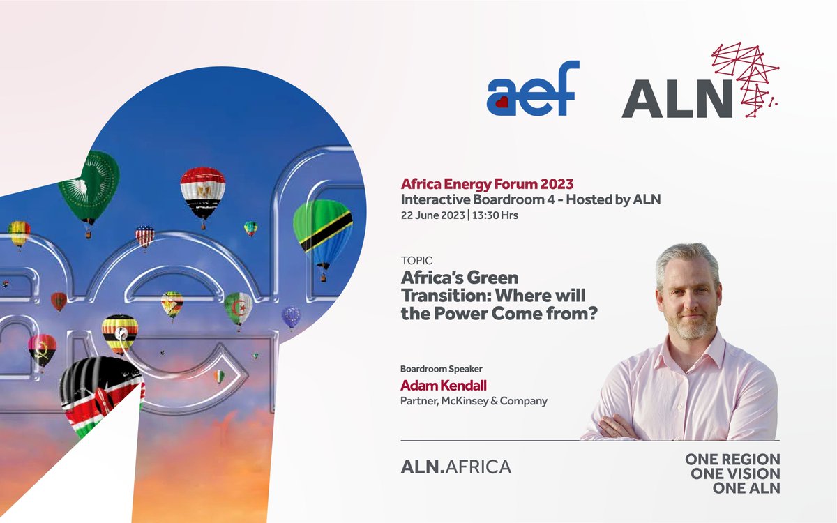 Discover more, including how to register, here: lnkd.in/drEjJJnz 

#OneALN #AfricaEnergyForum #EnergyTransition #SustainableEnergy #RenewableEnergy #EnergySector #MiningSector #ALNinsights #energyinfrastructure #energyprojects #future #africa