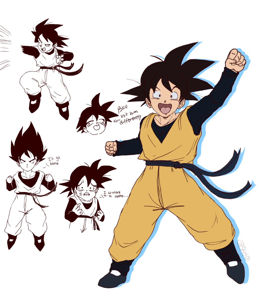 Just_Sketcho's tweet photo. Hey would ja look at that I doodled goten!

.z. goku...

Thanks for the idea @Zay_862 hope ya like :P https://t.co/MDSQQ57mOY