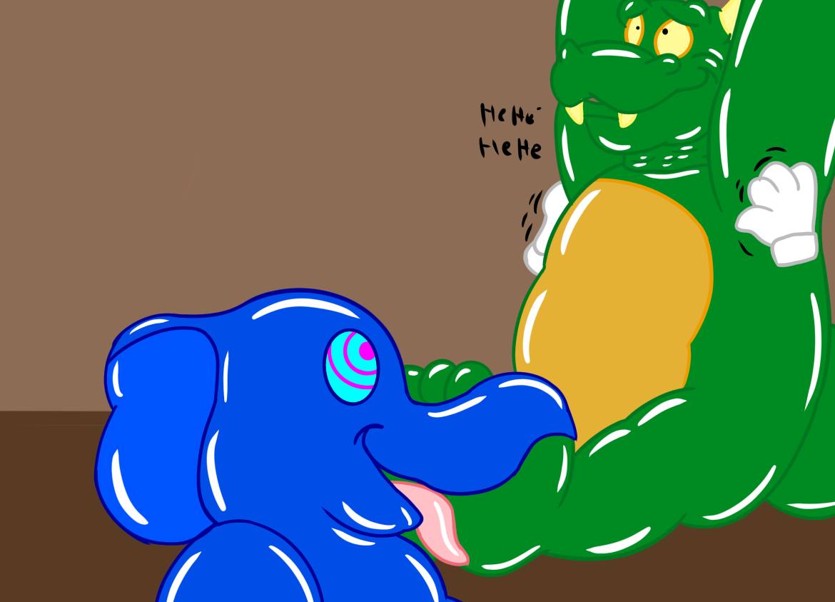 Looking forward to the new dlc for wonder where you can get trapped in classic koopa form and have those shiny rubber elephant tease them. 💚🎈🌀🐾🌀🎈💚 🖼 @DalmKal00 @BhidiRito