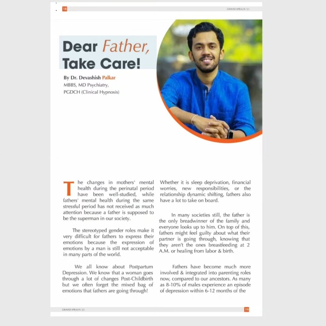 psychidiaries's tweet photo. I am happy to share that my article titled, "Dear Father, Take Care" was published in this edition of @gravidofficial magazine. 😊
Read on.
#MentalHealthAwareness 
#FathersMentalHealth https://t.co/bsaZ5YyKM8