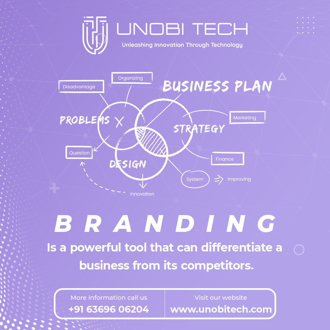 Improve Your Business with Unique Branding. Set Yourself Apart from the Competition by Making Your Mark.

#Unobitech #BrandSuccess #StandOutStrategy #UniqueBranding #MakeYourMark #BusinessDifferentiation #CompetitionBeater #BrandingExcellence #DistinctiveIdentity #BrandImpact