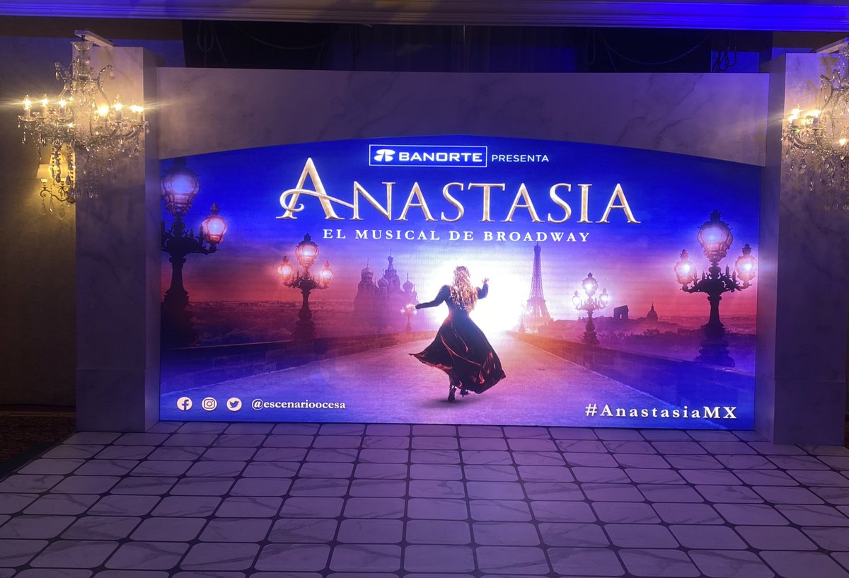 🤩🤩🤩 #Anastasia, el musical de Broadway, es el próximo en llegar a CDMX, en el Teatro Telcel. 🤯🥰 
#AnastasiaMx