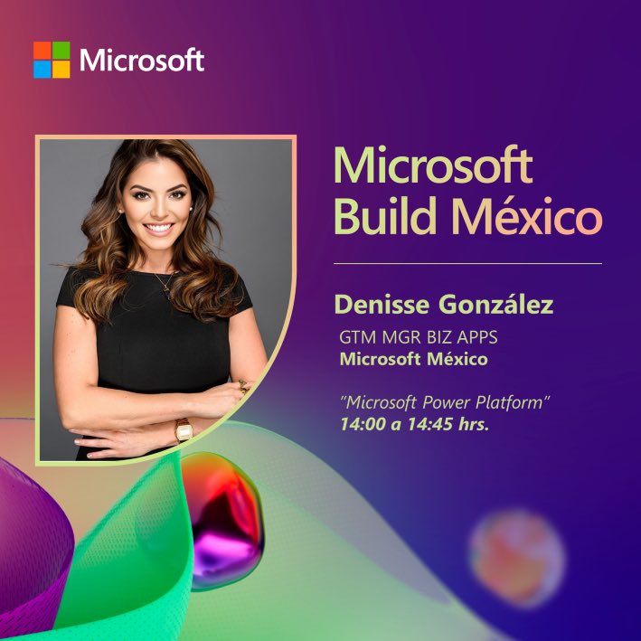 JaydithBV's tweet image. Nos vemos el próximo 28 de Junio en las oficinas de Microsoft Mexico para hablar de las nuevas funcionalidades anunciadas en el #microsoftbuild2023 y de cómo cambiarán por completo la forma en que interactuamos.