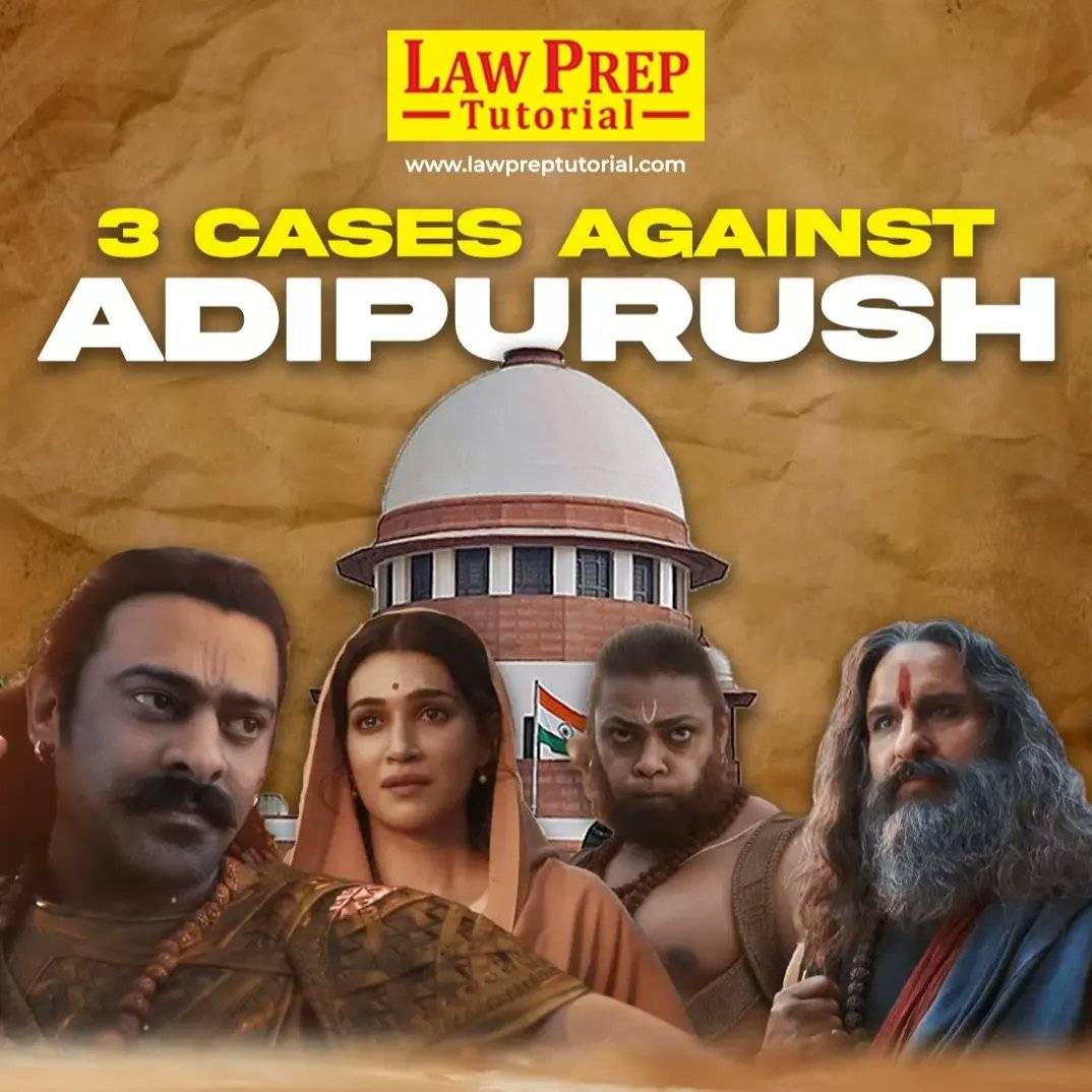 PanaceaPeople's tweet image. Take a look at the three arguments that have surrounding the movie.
~
~
#LawPrepTutorial #CLAT2024 #adipurush #adipurushcontroversy #Adipurushmovie