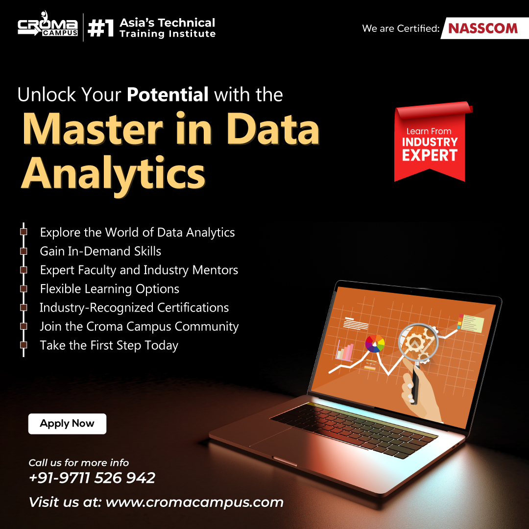 Unlock your Potential with the Master in Data Analytics:
Enroll Now: bit.ly/3NQ1HzO

#DataAnalyticsMaster #UnlockYourPotential #DataAnalyticsJourney #MasterInDataAnalytics #DataAnalyticsEducation #DataSkills #DataDrivenInsights #AnalyticsProfessionals