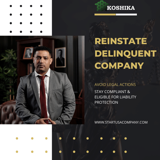 KoshikaLlc's tweet photo. Koshika LLC offers professional reinstatement services to help you get your company back in good standing. 
Do Contact Us:
✅ +918630928581 / +917859888818
➡ Info@startusacompany.com
👉 https://t.co/xcO65HaMbg
#startusacompany #ITIN #CompanyChamber #AmendmentFiling #LLCformation https://t.co/4JUJCkzllV
