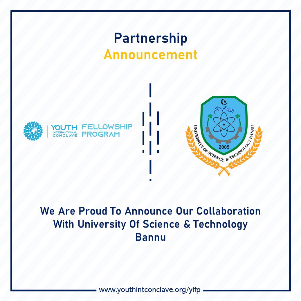 youthinconclave's tweet photo. We are delighted to unveil the official signing of a Memorandum of Understanding (MOU) between Youth International Conclaves and the University of Sciences and Technology Bannu (UST Bannu). UST Bannu, a newly established Public Sector University in Khyber Pakhtunkhwa. https://t.co/TLJhlj4QjS