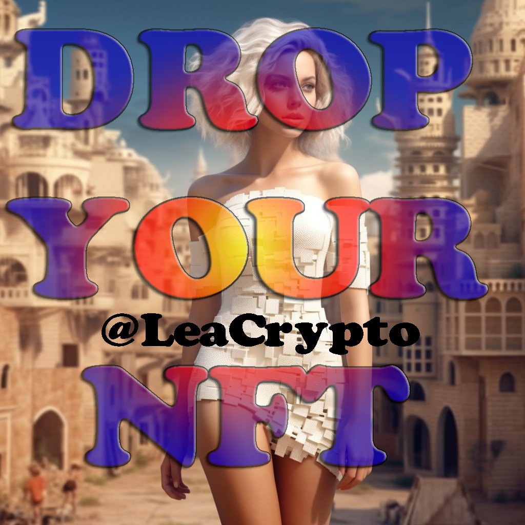LeaCrypto's tweet photo. Drop your NFT

Follow Me and 🔔 to put your Drop Your NFT every Day.

RT For visibility

#Drop #NFT #NFTdrop #NFTCommunity https://t.co/SDfck9ZPpe