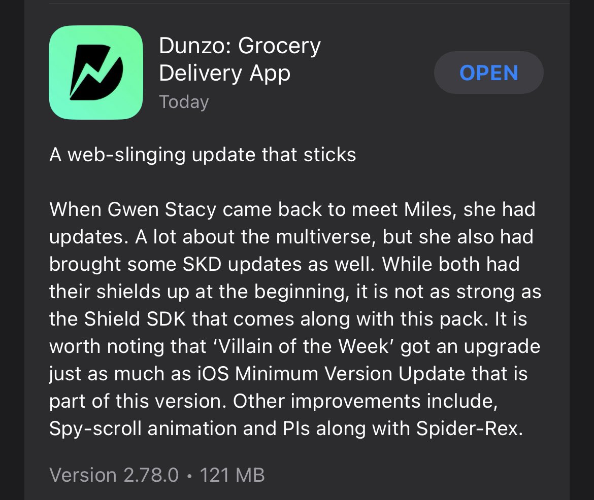 Gotta love the update’s change-log.

<a href="/DunzoIt/">Dunzo</a>