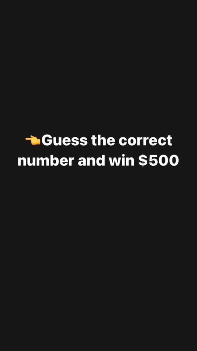 AczykAlicja's tweet image. Guess the correct number and get your $500 giveaway
