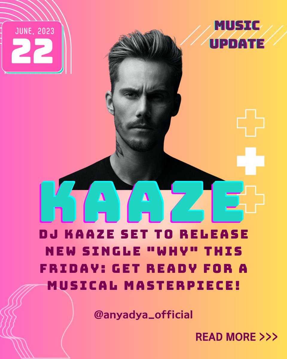 DJ Kaaze Set to Release New Single 'WHY' This Friday: Get Ready for a Musical Masterpiece! anyadya.blogspot.com/2023/06/dj-kaa…
#DJKaaze #WHY #NewMusicRelease #MusicalMasterpiece #ElectrifyingBeats #InfectiousMelodies #DancefloorAnthem #MusicVibes #DJKaazeFans