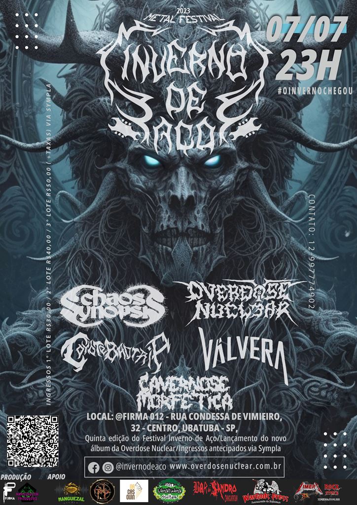 maquinaprofanaf's tweet photo. #MaquinaProfanFest: Overdose Nuclear - Divulga informações do tradicional festival “Inverno de Aço” e pre-save de “Metal do Mangue”

Inscreva-se No #Blog, Compartilhe Apoie o #Underground 👇🤘🎧
https://t.co/ONrhul06GF

#OverdoseNuclear #InvernoDeAço #MetalDoMangue https://t.co/NUlfyzKvl5