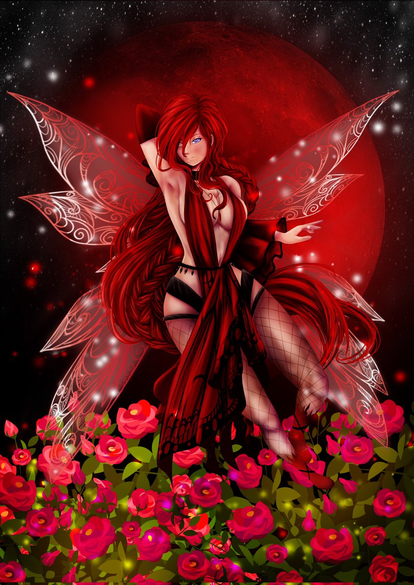 StingButterfly in the Garden under the Crimson moonlight 
#ocart #art #artwork #twitchstreamer #TwitchStreamers #PNGtubers #Vtuber #Vtuberart #VtuberSupport #artworks #artist #ArtistOnTwitter #twitchgirls #gamergirl #beauty #animegirl #AnimeArt #hot #beautiful