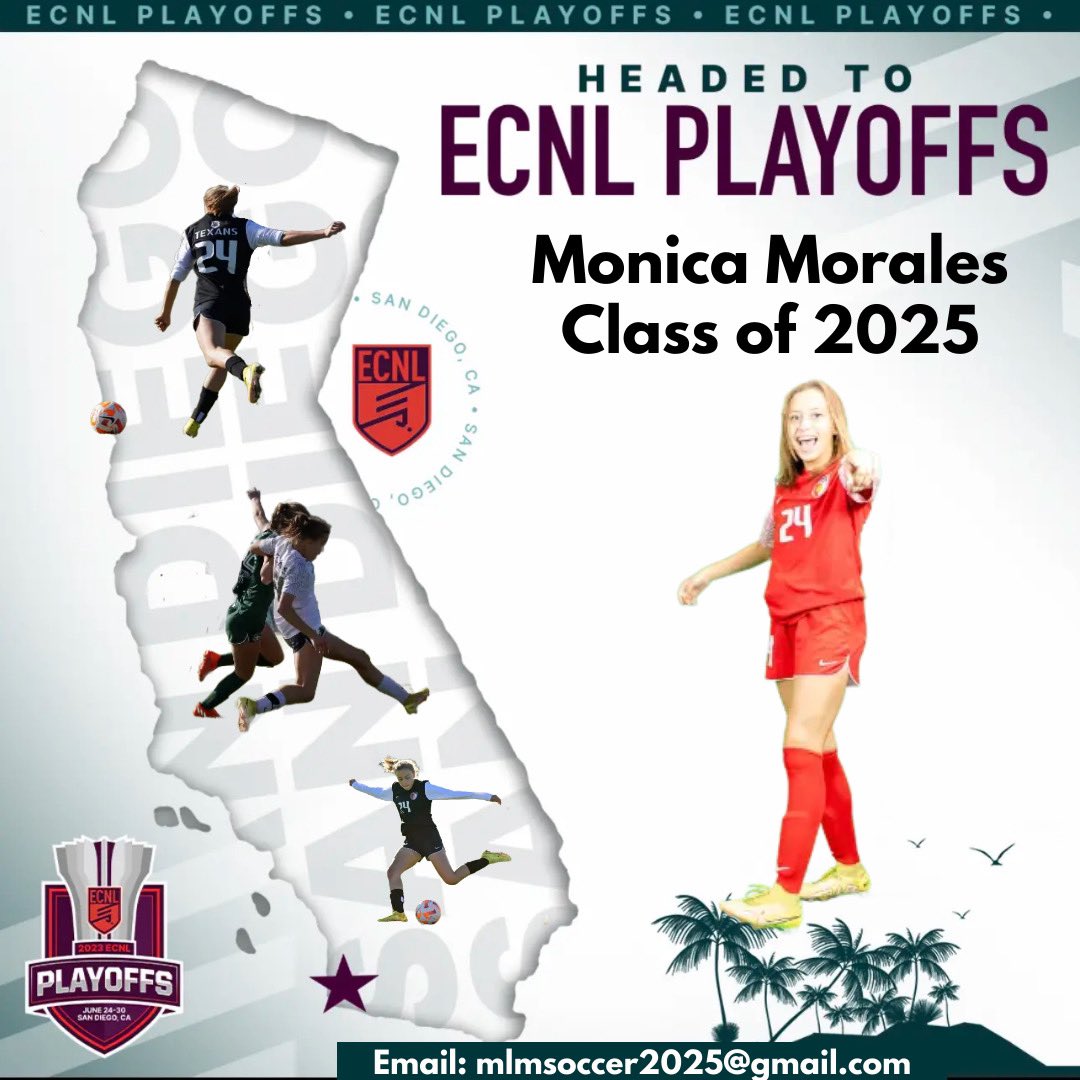 mmorales_2025's tweet photo. Only 2️⃣ more 🛏️ until I ✈️ to San Diego for ECNL PLAYOFFS 2023!! Excited to be playing with this team and to finally meet coaches!! The work has been put in: day in and day out, on and off the field…LETS GO TEXANS!! 👊🏼👊🏼
@Texans07gECNL @ECNLgirls @ImYouthSoccer @ImCollegeSoccer https://t.co/ccgSHBc5U6