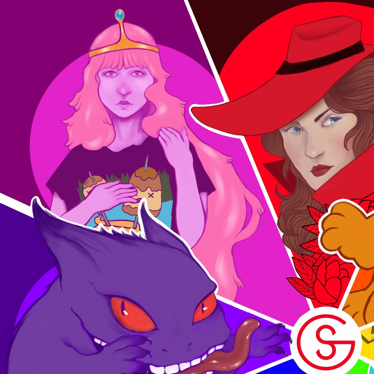 GeosouzaGs's tweet image. #princesajujuba #princessbubblegum

#colorchallenge #twittertrends #pink #rosa #popculture #artoftheday #digitalart #adventuretime #marceline #horadeaventura #fanart #candy