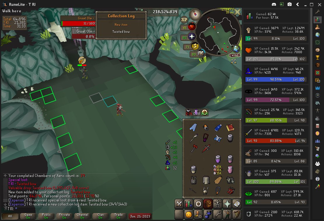 Tri_OSRS's tweet photo. Bandos unlock legit week before - https://t.co/8cWNFLrF6W
