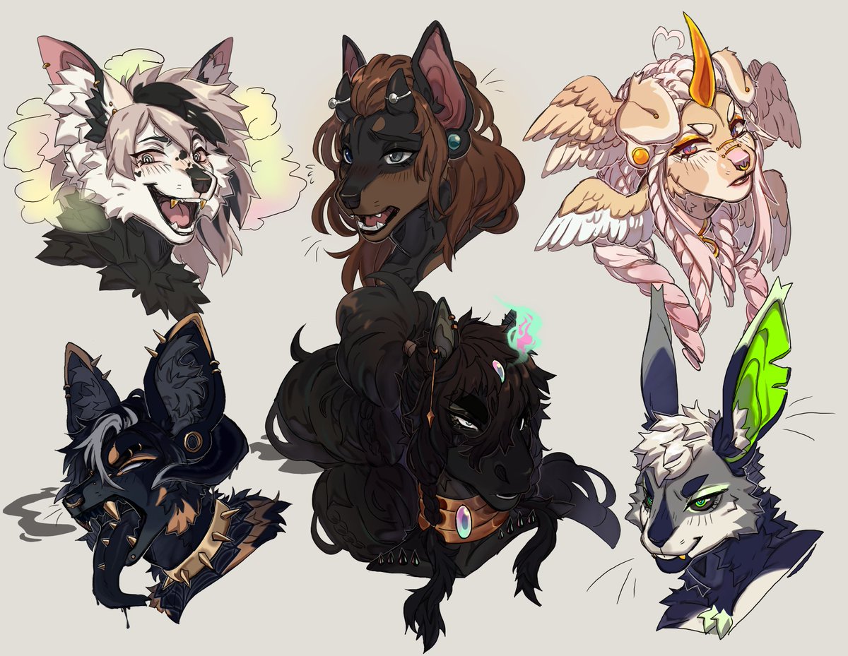 sei_kasu's tweet image. Some tiny headshots,,,
Posting stuff i have on ny discord server,,,