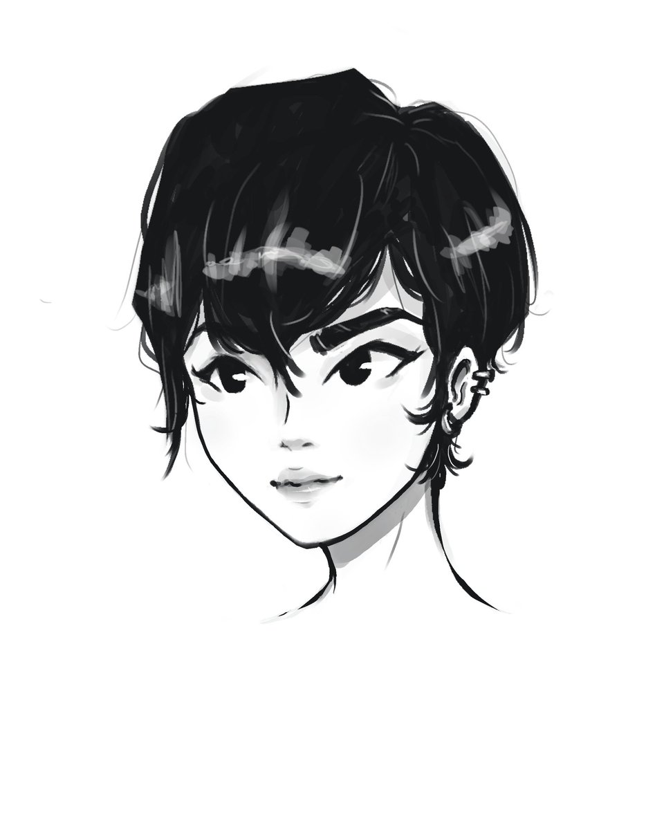 heyeetsdaryl's tweet image. Haven't drawn in a while. Just sketching around 😁😁😁