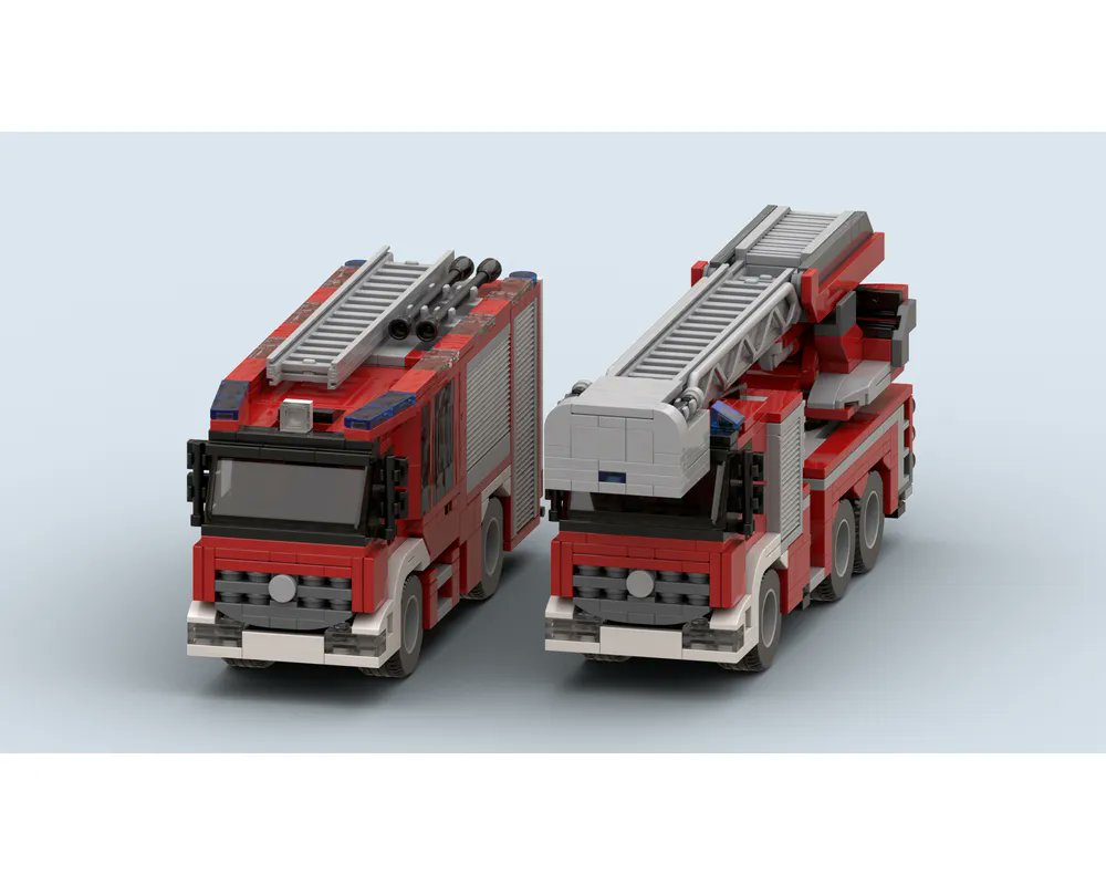 Rebrickable's tweet photo. 45 - Brandweer Utrecht (Fire Vehicles Pack) by mausbricks #LEGO https://t.co/67NvCduHv3 https://t.co/L9q8TRX5fr
