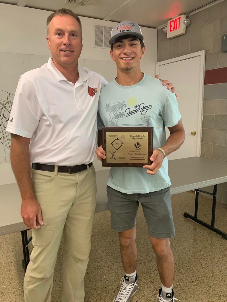 Dalton England was our Most Improved Player this season.  He took over CF and did a great job.