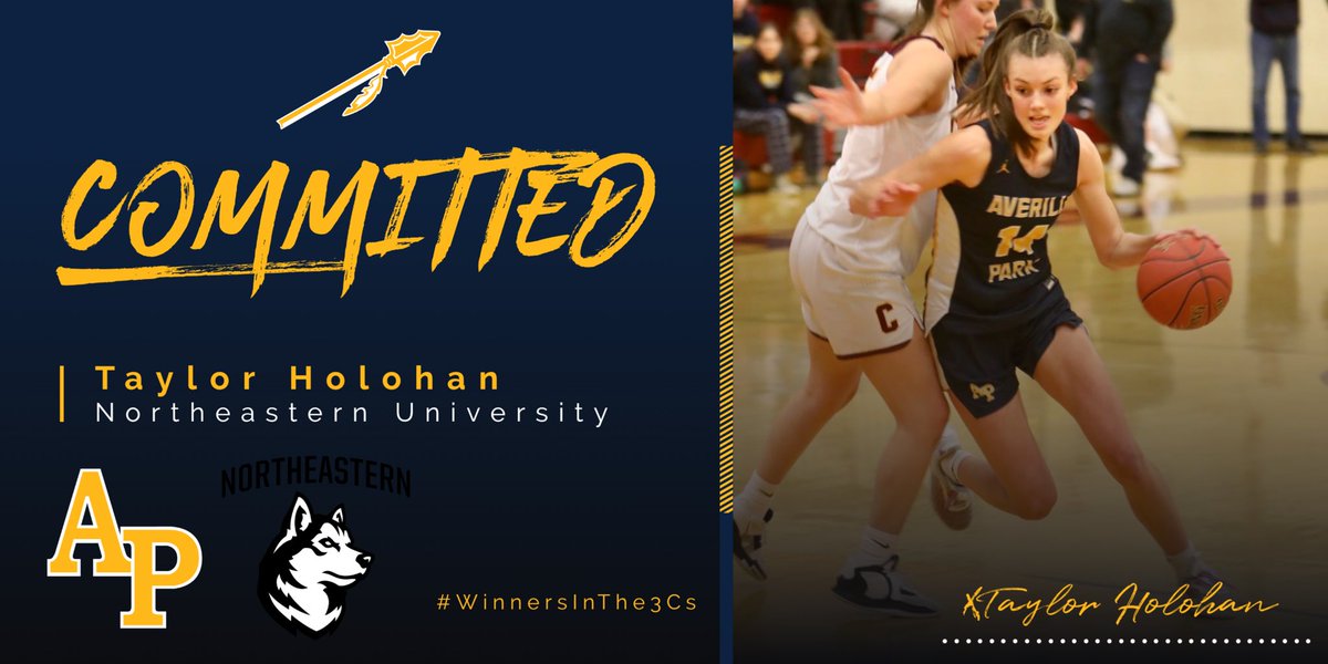 Congratulations to junior Taylor Holohan for giving her verbal commitment continue her basketball career at Northeastern University.
#WinnersInThe3Cs
#AP_EveryStudentEveryDay