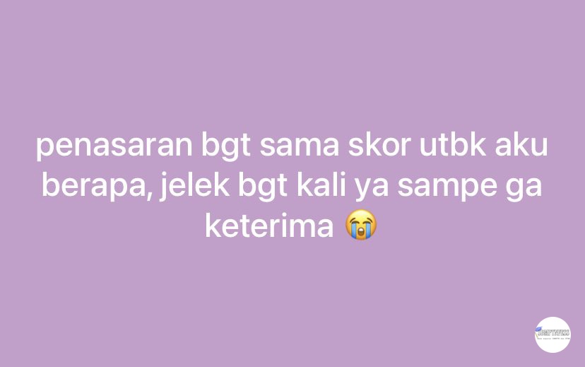 sbmptnfess's tweet photo. 🧑‍🎓 ga sabar liat skor utbk https://t.co/VsK8efM2bz