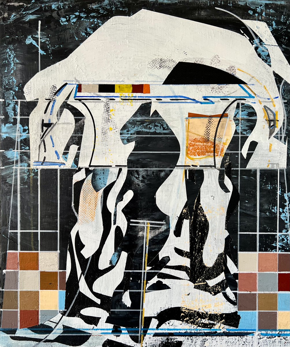 Jim_Harris_Art's tweet image. James Wallace Harris: #Outpost - #Helbedündorf. Acrylic on canvas 21&quot; x 18&quot; July 22, 2023. saatchiart.com/art/Painting-O… #art #arte #painting #peinture #kunst #konst #schilderij #maalaus #maal #gemälde #architecture #futurism #Futurismus #málverk #industrial