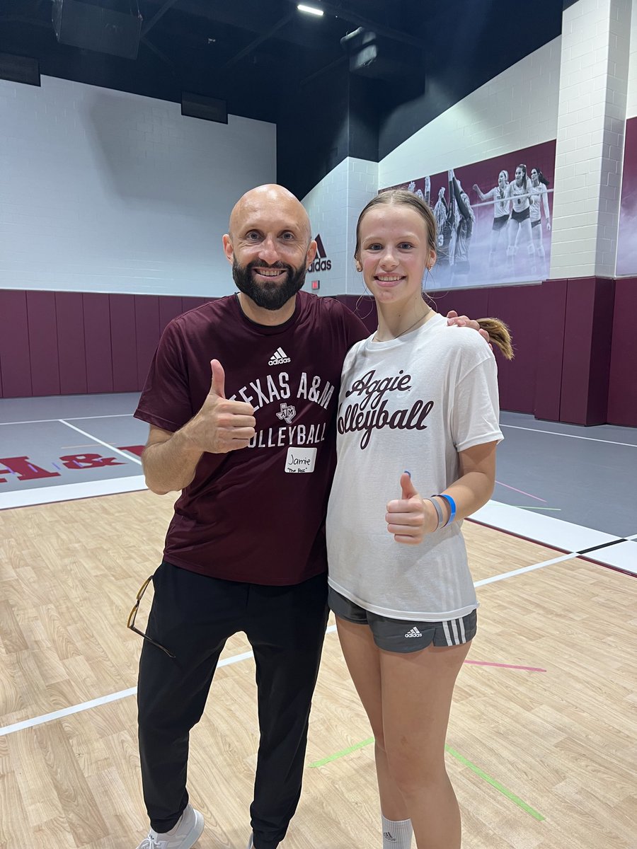 Callie Funk (@calliefunk_2026) on Twitter photo Thank you <a href="/AggieVolleyball/">Texas A&M Volleyball</a> <a href="/J_Morrison000/">Jamie Morrison</a> Jen Woods and Lindsey Gray-Walton for an awesome camp and campus tour. I loved it! #GigEm <a href="/houstonjuniors/">Houston Juniors</a> <a href="/OTHSVolleyball/">Tompkins Volleyball</a> Thank you <a href="/AggieVolleyball/">Texas A&M Volleyball</a> <a href="/J_Morrison000/">Jamie Morrison</a> Jen Woods and Lindsey Gray-Walton for an awesome camp and campus tour. I loved it! #GigEm <a href="/houstonjuniors/">Houston Juniors</a> <a href="/OTHSVolleyball/">Tompkins Volleyball</a>