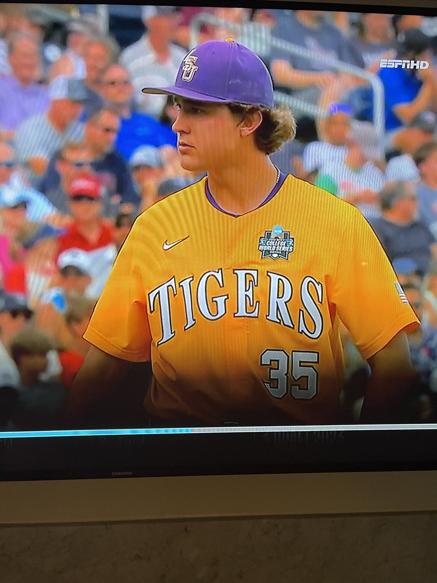 SLCAthletics's tweet photo. Guess who struck out his 1st batter faced in the College World Series? Herring, Griffin Herring, that’s who! @GriffinHerring1 @LSUbaseball @DragonBaseball
#SLC4Life https://t.co/LW38ZlWmYr