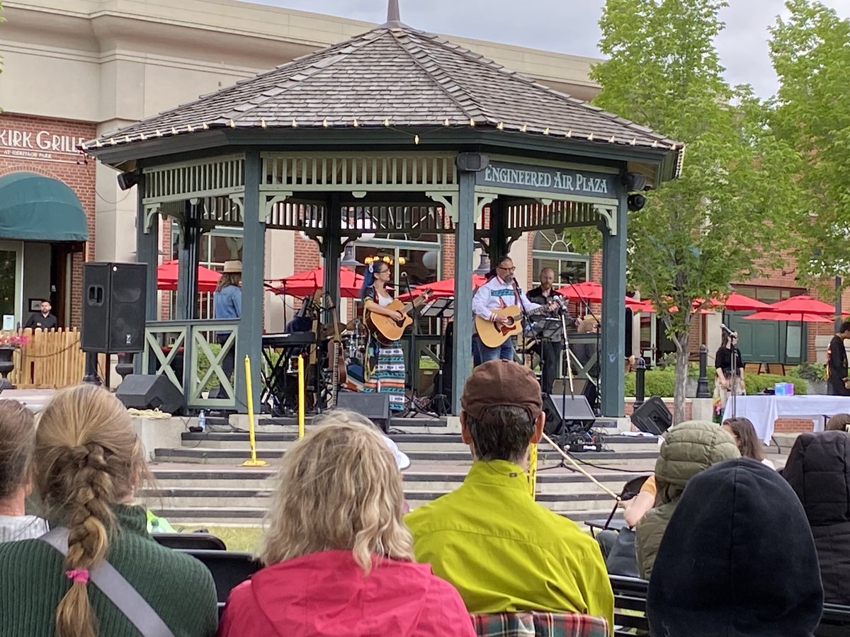 Tonight’s learning opportunity was at Heritage Park to showcase Indigenous artists at an event called Campfire Chats. The highlight was ending the night participating in a Round Dance. I love going with Jamie as she yells, “come on”. #NationalIndigenousPeoplesDay