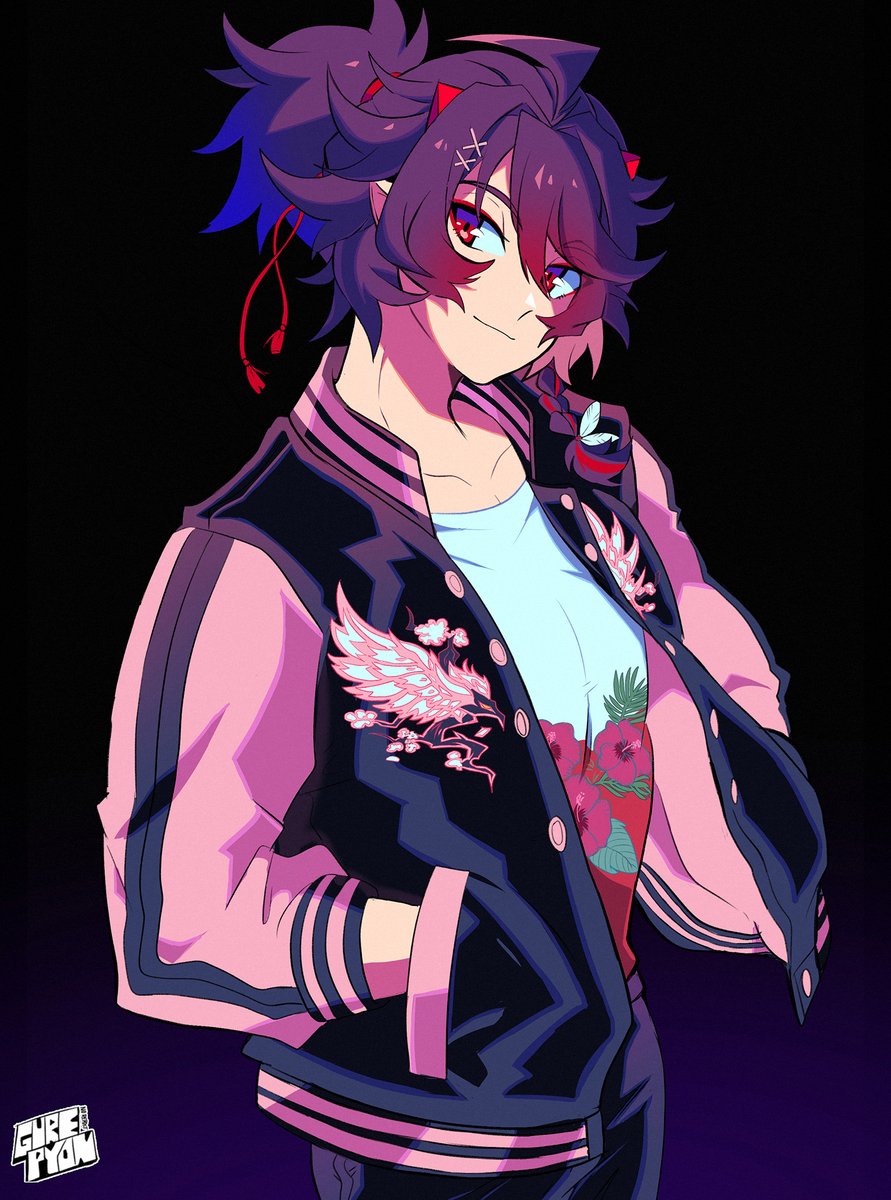 「[oc] Gill in Sakura drip 」|🔥 GUREPYON 🔥(Commission grind!)のイラスト